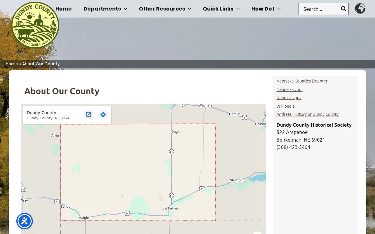 Dundy County Haigler court records civic context